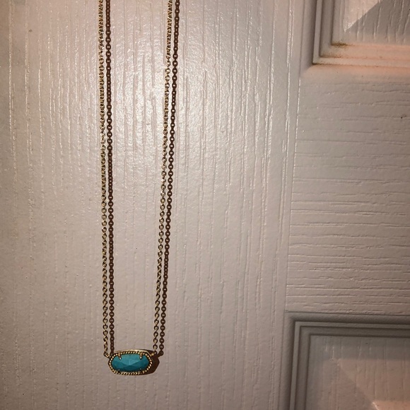 Kendra Scott Jewelry - Gold Kendra Scott with Blue Stone